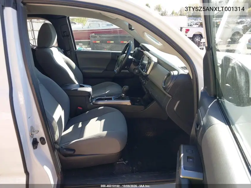 2020 TOYOTA TACOMA VIN 3TYSZ5ANXLT001314 — фото 5