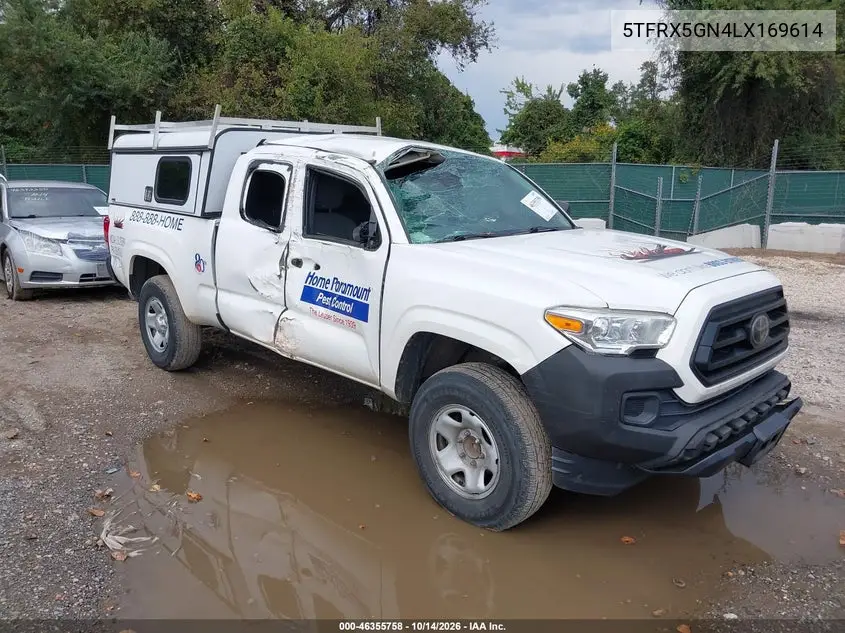 TOYOTA TACOMA 2020, VIN 5TFRX5GN4LX169614