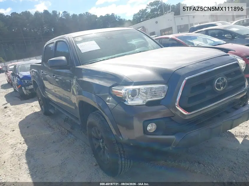 TOYOTA TACOMA 2021, VIN 5TFAZ5CN5MX111896