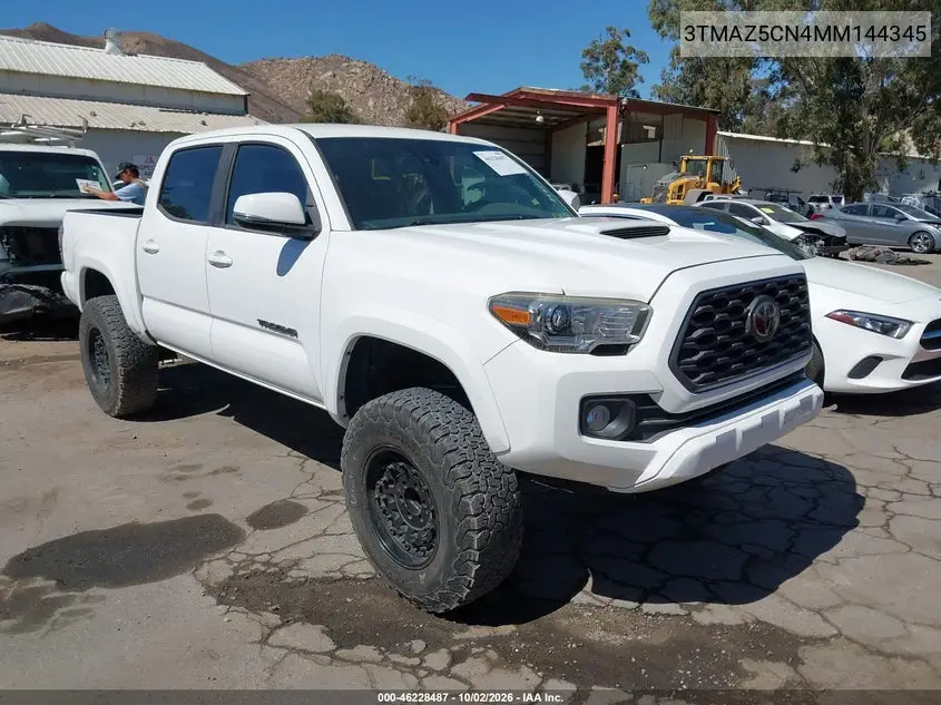TOYOTA TACOMA 2021, VIN 3TMAZ5CN4MM144345