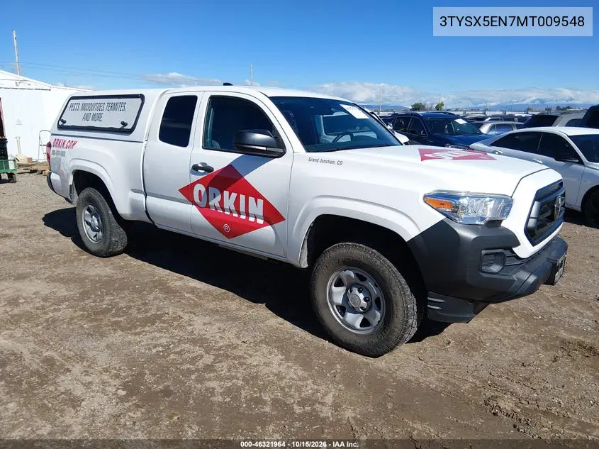TOYOTA TACOMA 2021, VIN 3TYSX5EN7MT009548