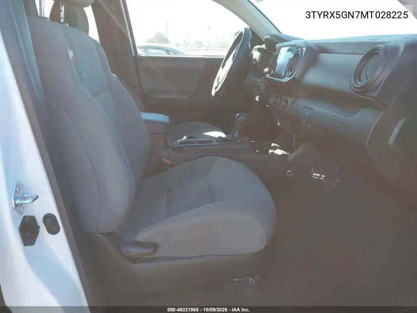 2021 TOYOTA TACOMA VIN 3TYRX5GN7MT028225 — фото 5