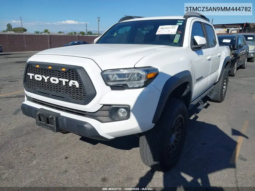 2021 TOYOTA TACOMA VIN 3TMCZ5AN9MM444782 — фото 2