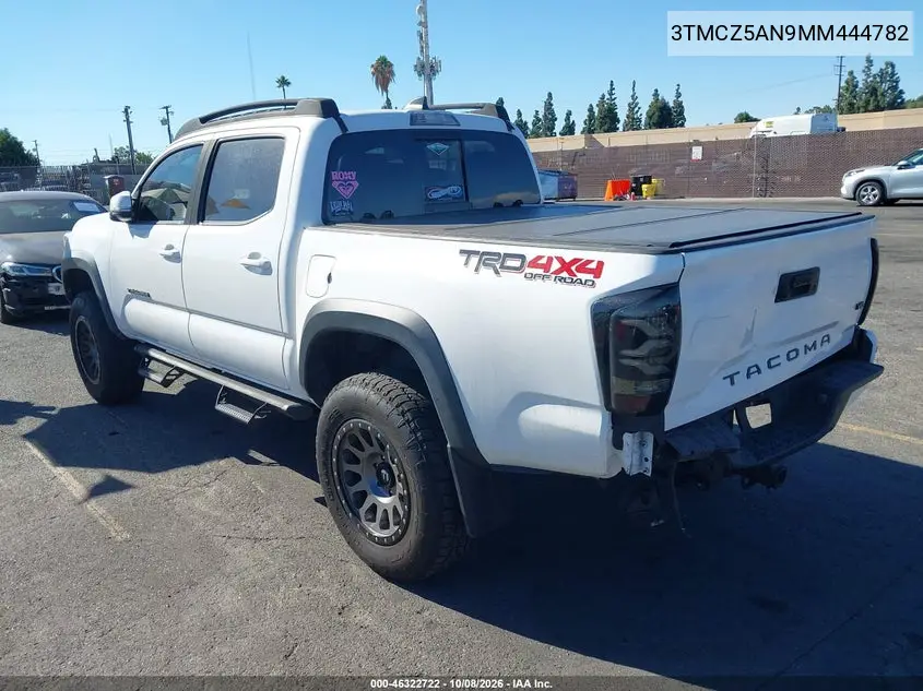 2021 TOYOTA TACOMA VIN 3TMCZ5AN9MM444782 — фото 3