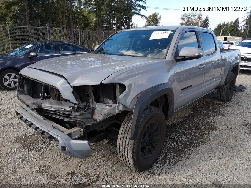 2021 TOYOTA TACOMA VIN 3TMDZ5BN1MM112273 — фото 2