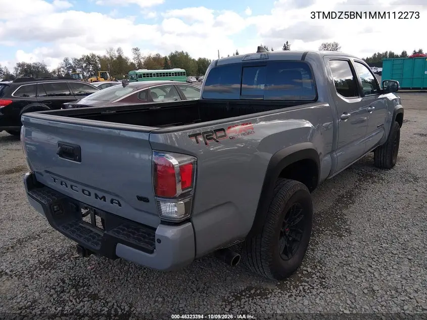 2021 TOYOTA TACOMA VIN 3TMDZ5BN1MM112273 — фото 4