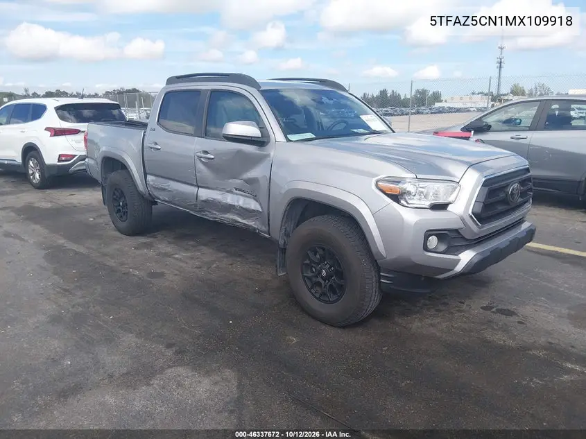TOYOTA TACOMA 2021, VIN 5TFAZ5CN1MX109918