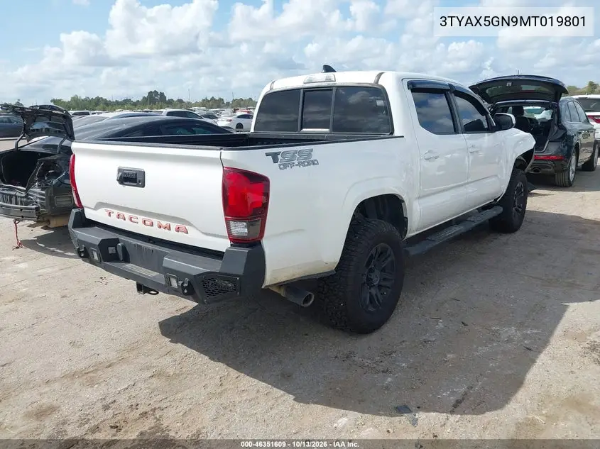 2021 TOYOTA TACOMA VIN 3TYAX5GN9MT019801 — фото 4