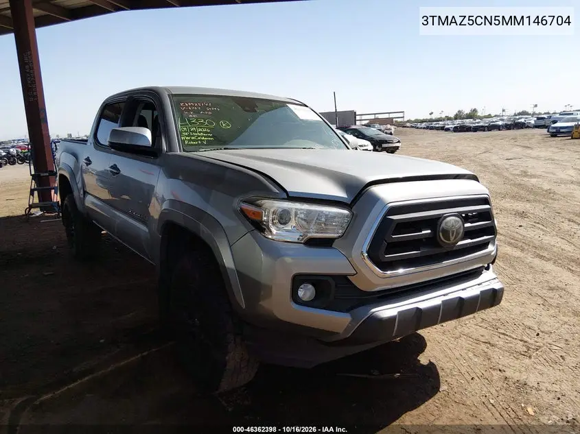 TOYOTA TACOMA 2021, VIN 3TMAZ5CN5MM146704