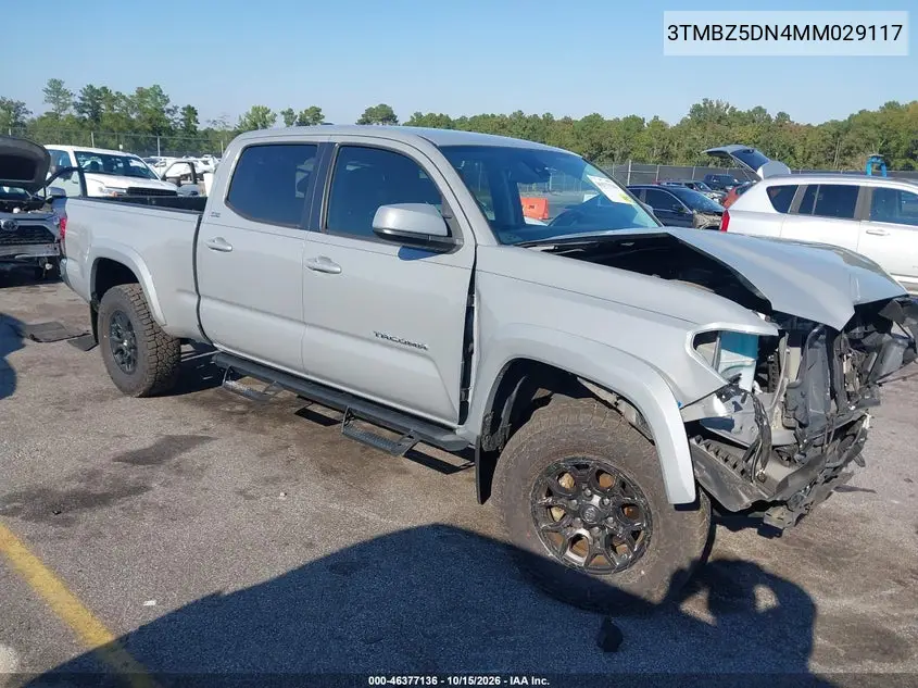 TOYOTA TACOMA 2021, VIN 3TMBZ5DN4MM029117