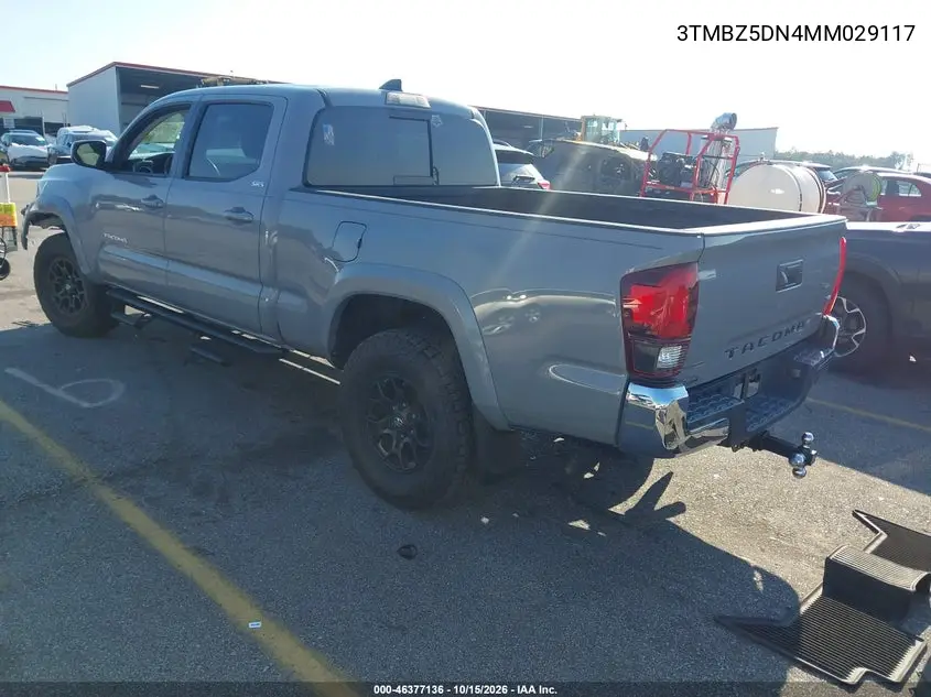 2021 TOYOTA TACOMA VIN 3TMBZ5DN4MM029117 — фото 3
