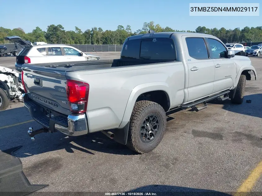 2021 TOYOTA TACOMA VIN 3TMBZ5DN4MM029117 — фото 4