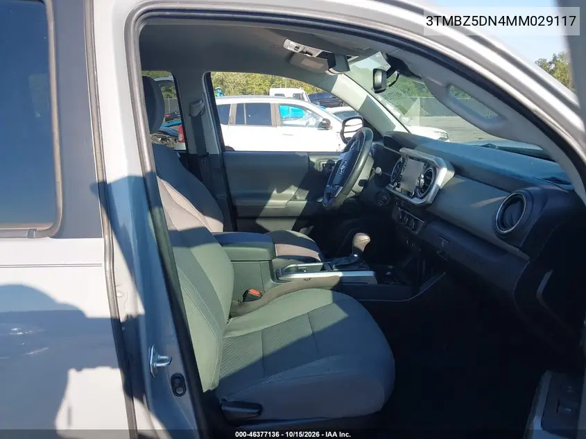 2021 TOYOTA TACOMA VIN 3TMBZ5DN4MM029117 — фото 5