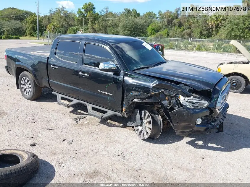 TOYOTA TACOMA 2021, VIN 3TMHZ5BN0MM107678
