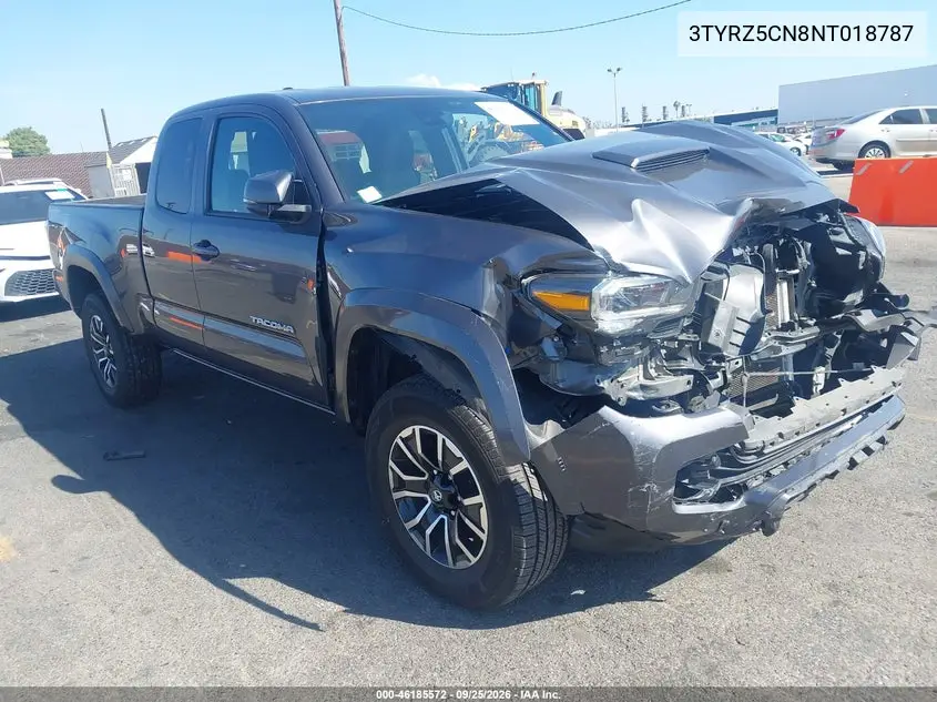 TOYOTA TACOMA 2022, VIN 3TYRZ5CN8NT018787