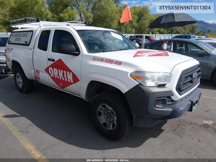 TOYOTA TACOMA 2022, VIN 3TYSX5EN9NT011304