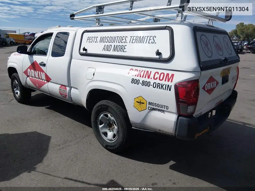 2022 TOYOTA TACOMA VIN 3TYSX5EN9NT011304 — фото 3