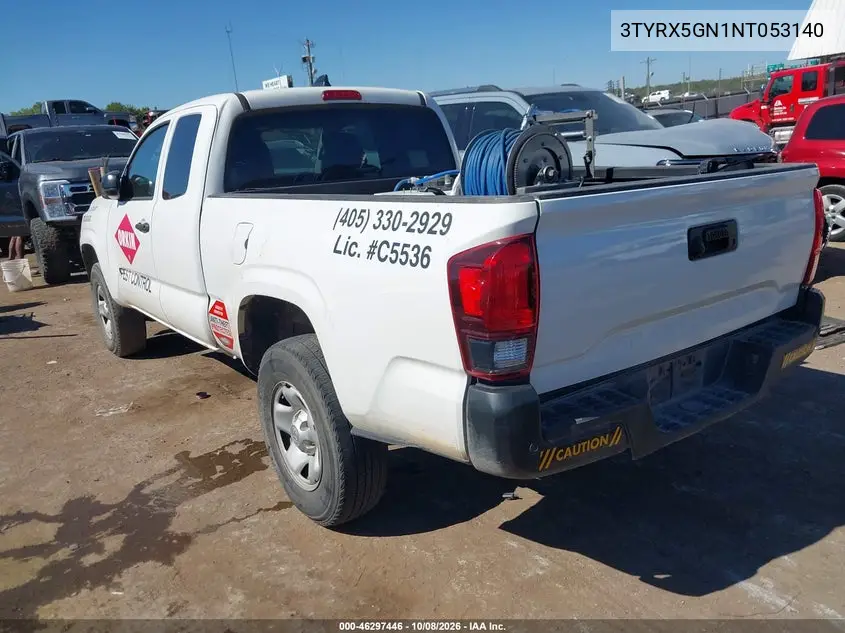 2022 TOYOTA TACOMA VIN 3TYRX5GN1NT053140 — фото 3