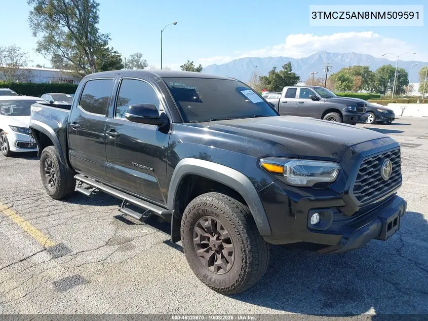 TOYOTA TACOMA 2022, VIN 3TMCZ5AN8NM509591