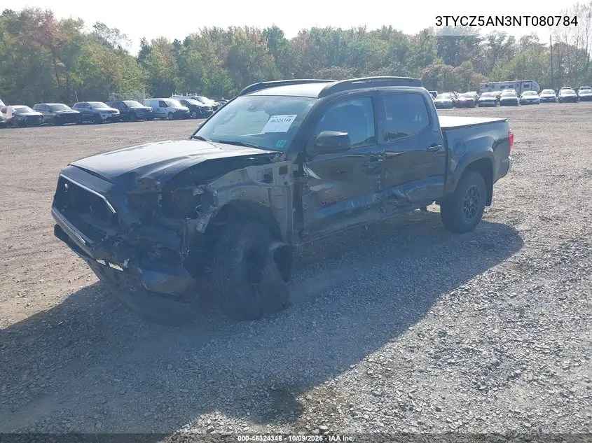 2022 TOYOTA TACOMA VIN 3TYCZ5AN3NT080784 — фото 2