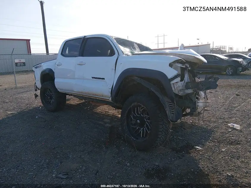 TOYOTA TACOMA 2022, VIN 3TMCZ5AN4NM491588
