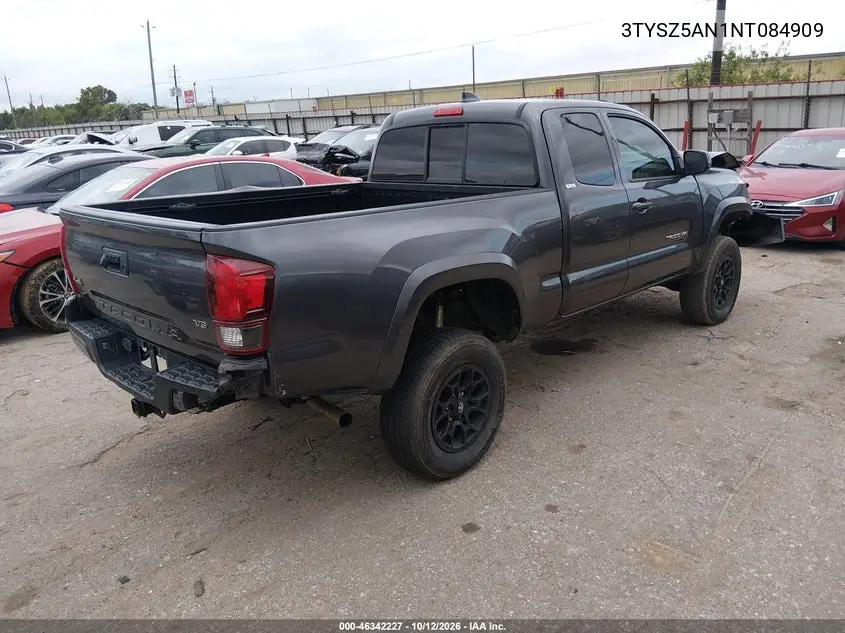 2022 TOYOTA TACOMA VIN 3TYSZ5AN1NT084909 — фото 4