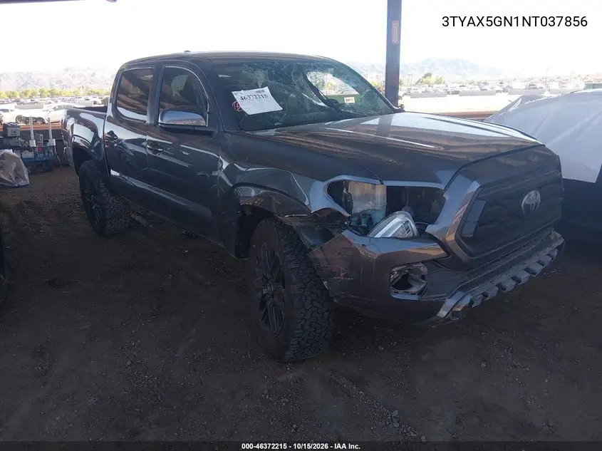 TOYOTA TACOMA 2022, VIN 3TYAX5GN1NT037856