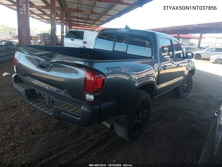 2022 TOYOTA TACOMA VIN 3TYAX5GN1NT037856 — фото 4