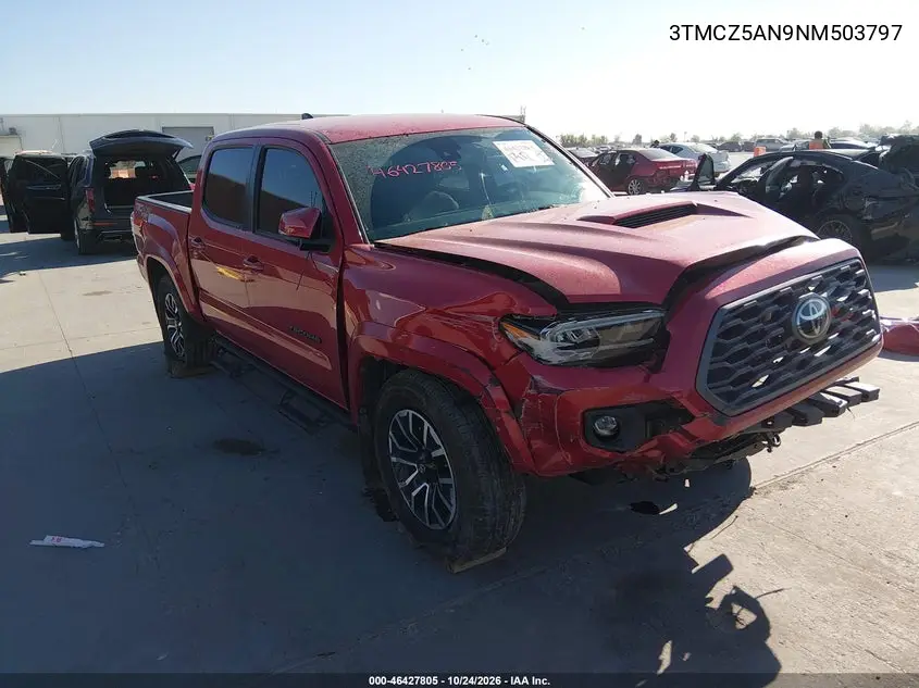 TOYOTA TACOMA 2022, VIN 3TMCZ5AN9NM503797