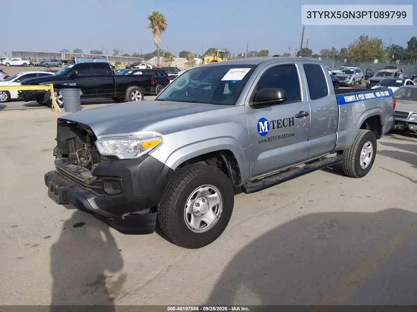 2023 TOYOTA TACOMA VIN 3TYRX5GN3PT089799 — фото 2