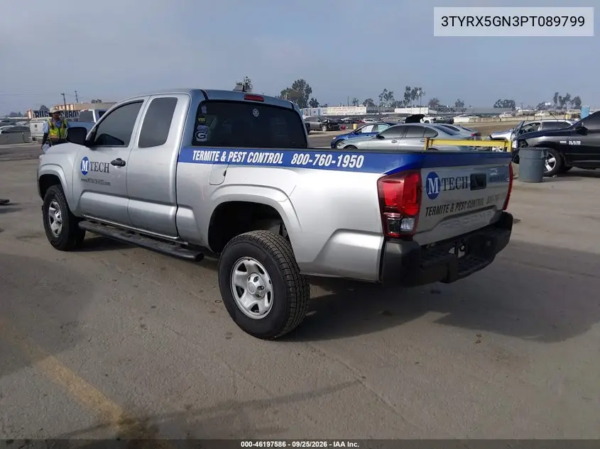 2023 TOYOTA TACOMA VIN 3TYRX5GN3PT089799 — фото 3