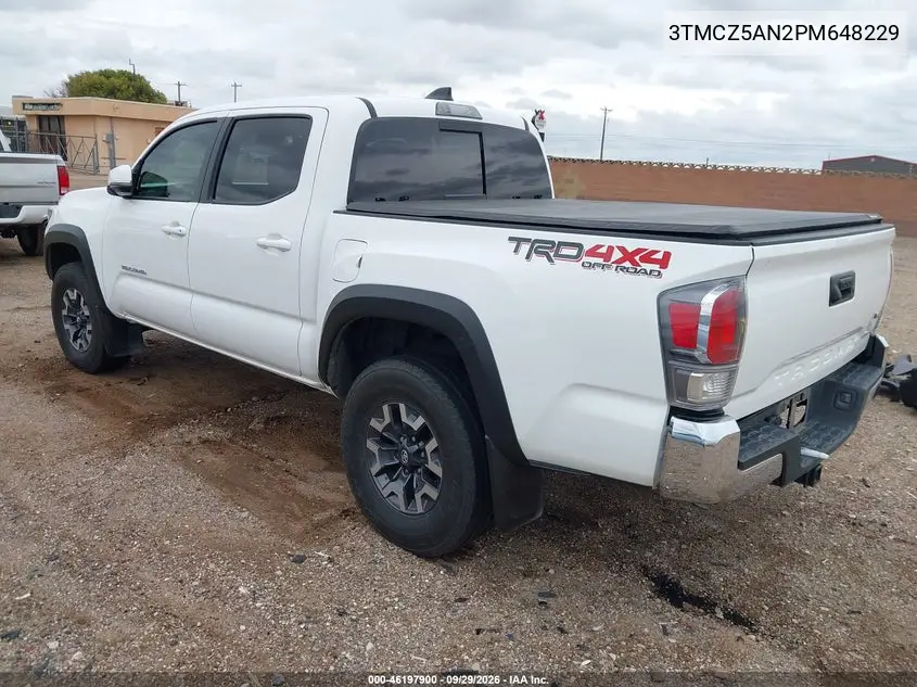 2023 TOYOTA TACOMA VIN 3TMCZ5AN2PM648229 — фото 3