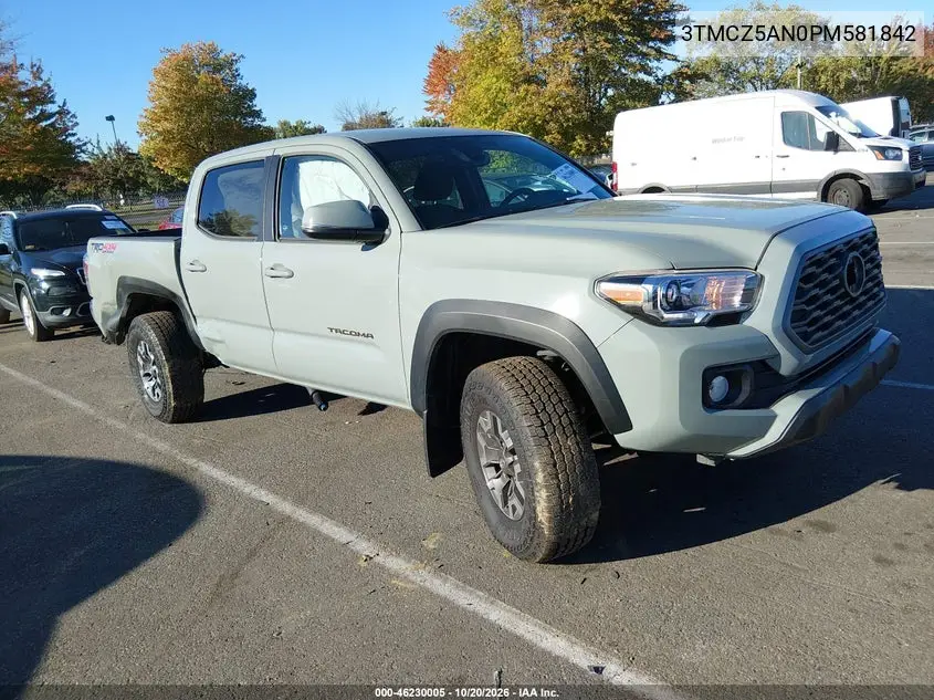 TOYOTA TACOMA 2023, VIN 3TMCZ5AN0PM581842