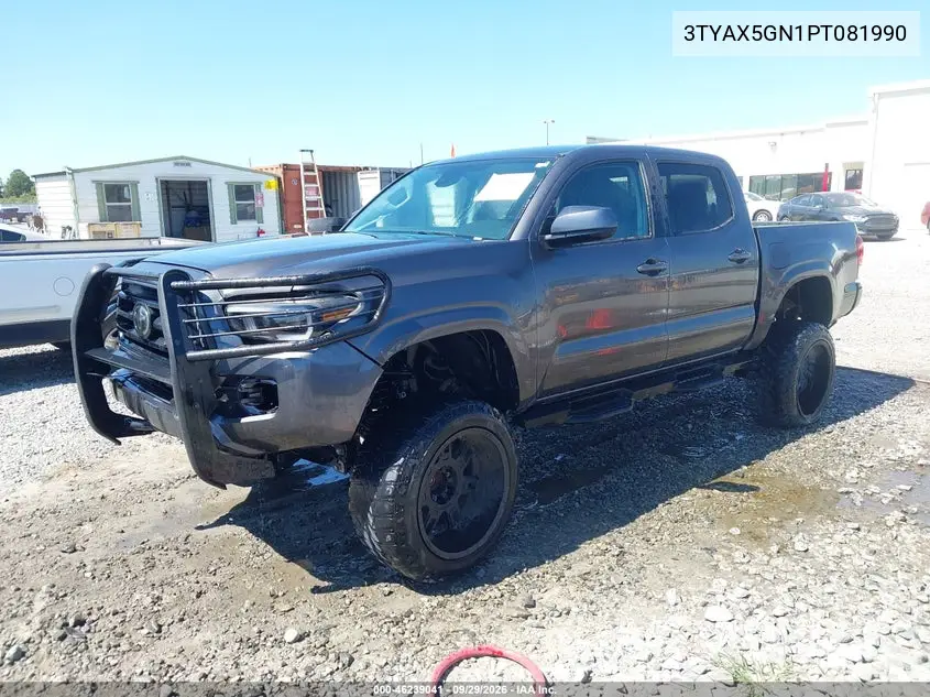 2023 TOYOTA TACOMA VIN 3TYAX5GN1PT081990 — фото 2