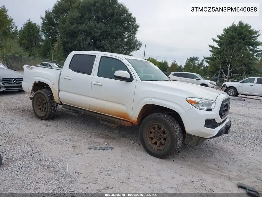 TOYOTA TACOMA 2023, VIN 3TMCZ5AN3PM640088