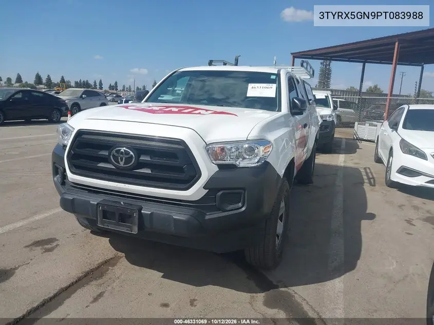 2023 TOYOTA TACOMA VIN 3TYRX5GN9PT083988 — фото 2