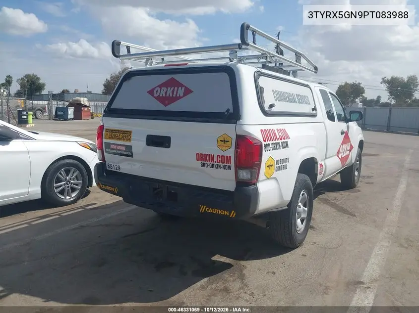 2023 TOYOTA TACOMA VIN 3TYRX5GN9PT083988 — фото 4