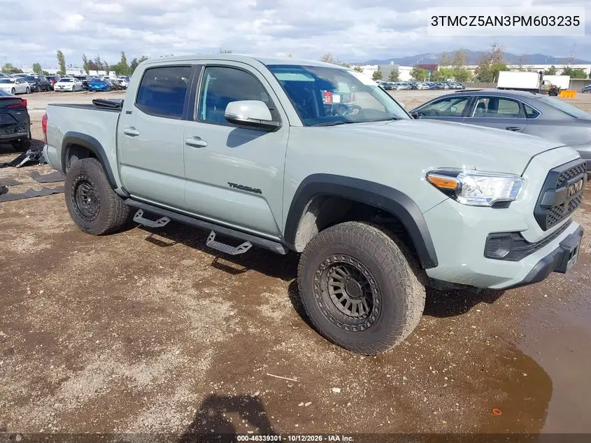 TOYOTA TACOMA 2023, VIN 3TMCZ5AN3PM603235