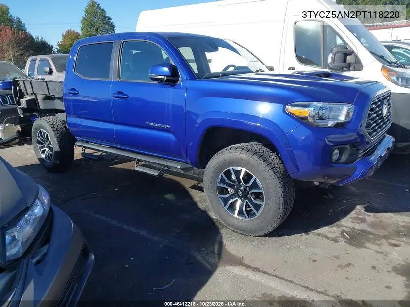TOYOTA TACOMA 2023, VIN 3TYCZ5AN2PT118220