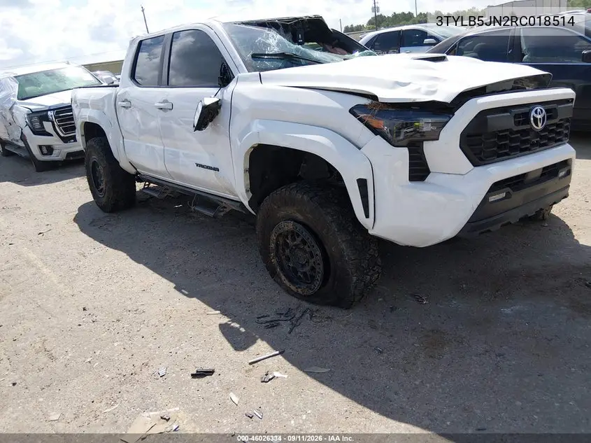 TOYOTA TACOMA 2024, VIN 3TYLB5JN2RT018514