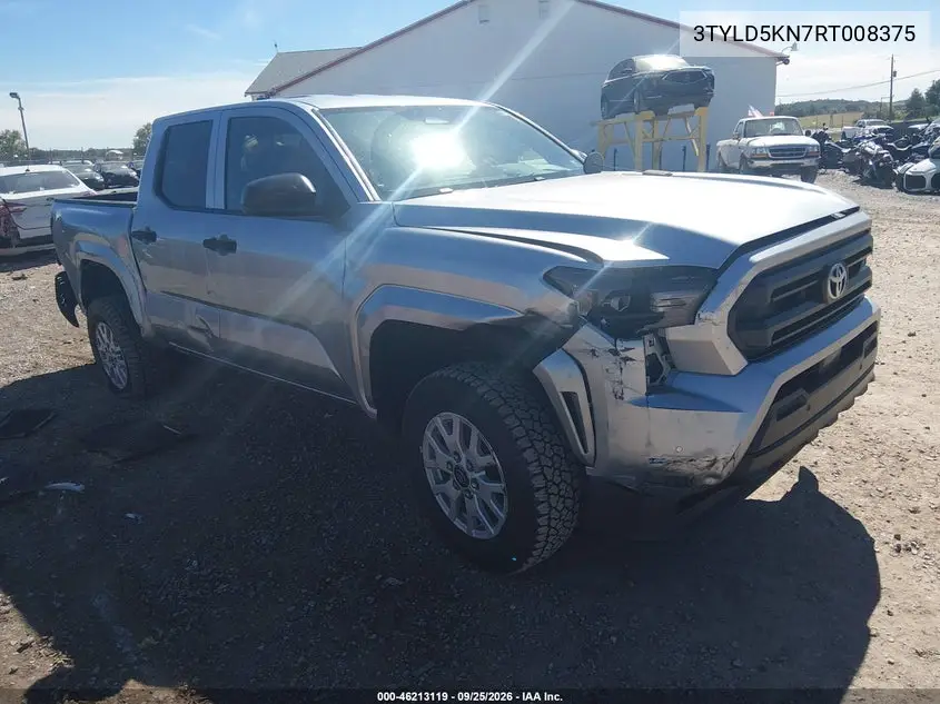 TOYOTA TACOMA 2024, VIN 3TYLD5KN7RT008375