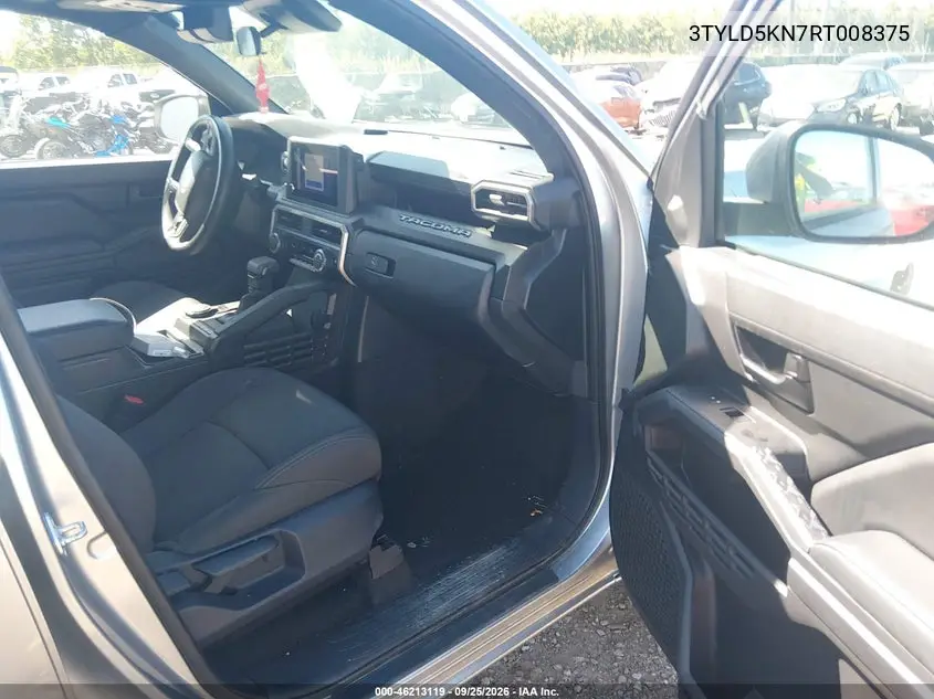 2024 TOYOTA TACOMA VIN 3TYLD5KN7RT008375 — фото 5