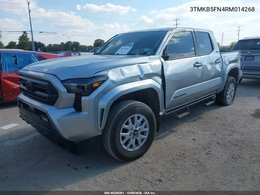 2024 TOYOTA TACOMA VIN 3TMKB5FN4RM014268 — фото 2