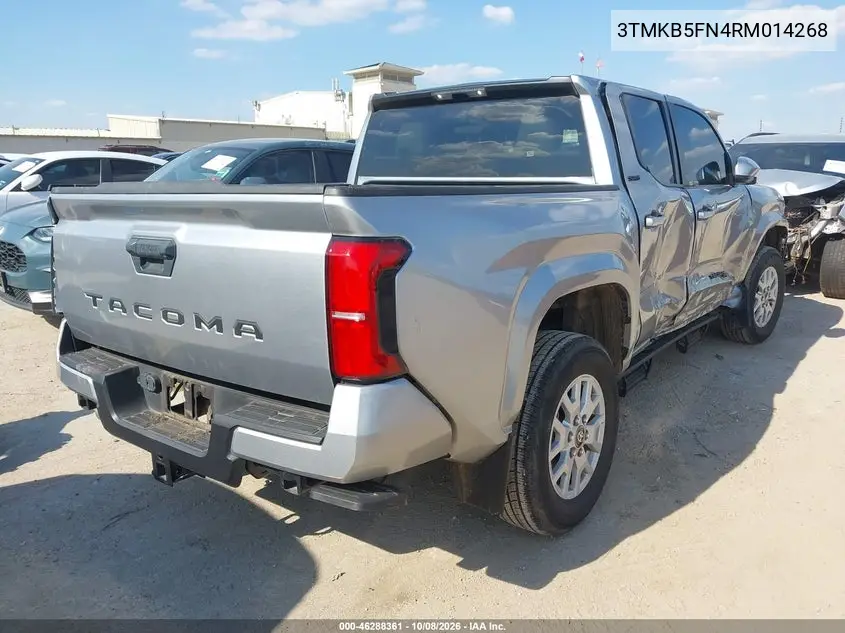 2024 TOYOTA TACOMA VIN 3TMKB5FN4RM014268 — фото 4
