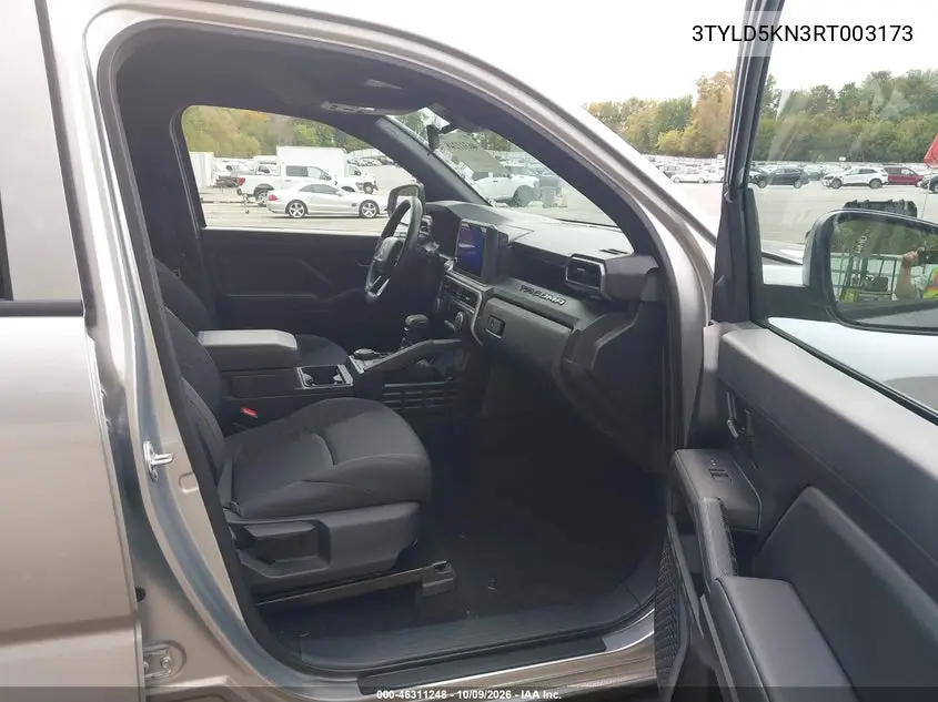 2024 TOYOTA TACOMA VIN 3TYLD5KN3RT003173 — фото 5