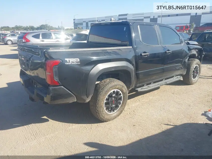 2024 TOYOTA TACOMA VIN 3TYLB5JN6RT015647 — фото 4