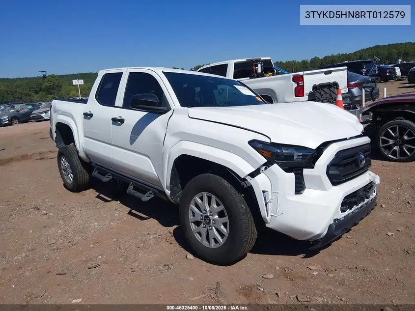 TOYOTA TACOMA 2024, VIN 3TYKD5HN8RT012579
