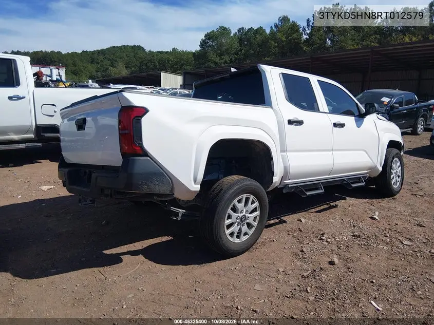 2024 TOYOTA TACOMA VIN 3TYKD5HN8RT012579 — фото 4