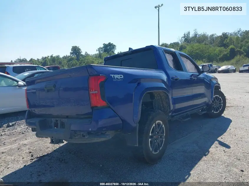2024 TOYOTA TACOMA VIN 3TYLB5JN8RT060833 — фото 4