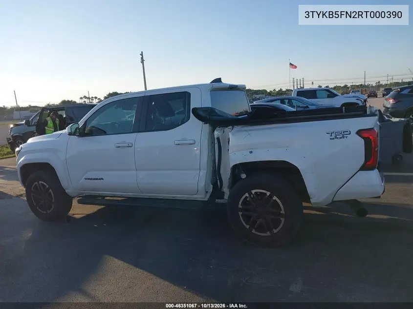 2024 TOYOTA TACOMA VIN 3TYKB5FN2RT000390 — фото 14
